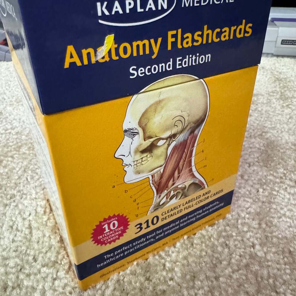 Kaplan Medical Anatomy Flashcards 2nd Edition